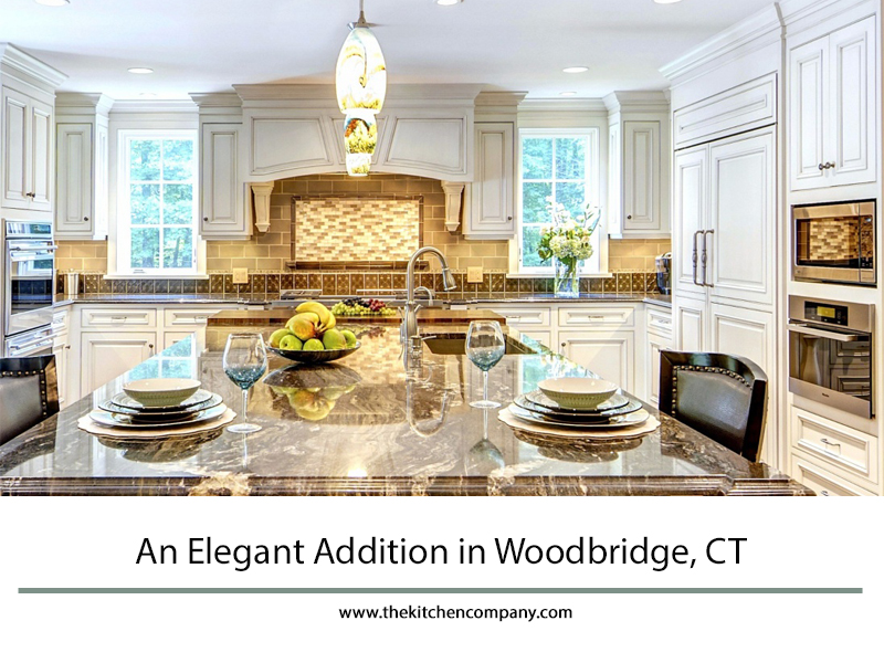 elegant kitchen in Woodbridge, CT